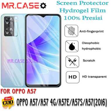HYDROGEL CLEAR /BENING OPPO A57 / A57 5G / A57 E / A57 E / A57 2016 SCREEN PROTECTOR Anti Gores HP OPPO A57 5G DEPAN