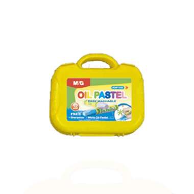 Krayon M&G Oil Pastel Super Easy Washable Set 12 Warna Crayon AGMY3322 Menggambar