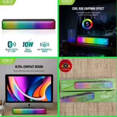 Bluetooth Speaker Robot RB580 Soundbar PC Laptop TV with RGB