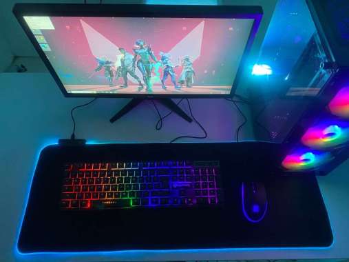 PC Rakitan Gaming Fullset Intel Core I7 Ram 16GB SSD 120GB HDD 500GB GT 730 4 GB PC + Monitor 24 Inc