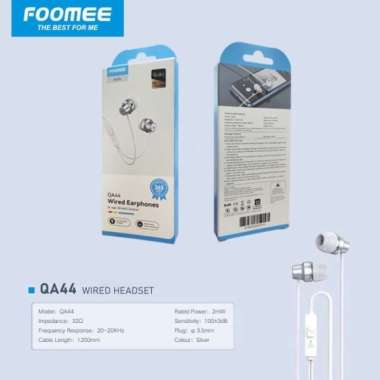FOOMEE QA44 EARPHONE/HEADSET IN EAR MUSIC STEREO