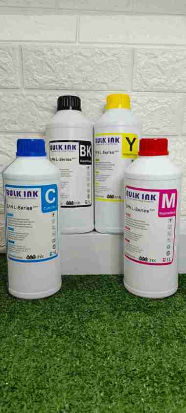 Tinta Bulk ink EPSON 1 liter L-series 664 dan 003 biru