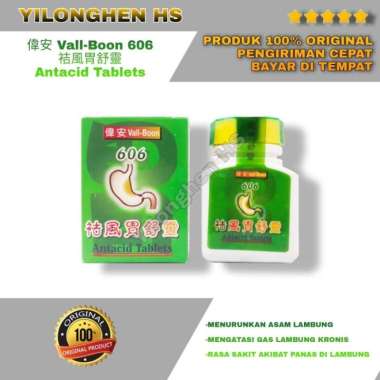 606 Antacid Tablets / Vall Boon / Lambung / Maag Kronis