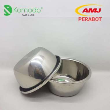 KOMODO Baskom Stainless Baskom Tebal Baskom Elegant 22 Cm