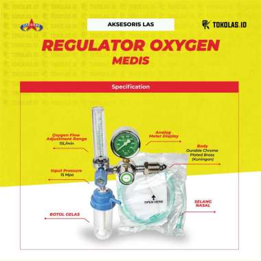 Regulator Oksigen Medis YR 88 Oxygen Medical Regulator Tabung Medis