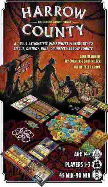 Harrow County Board Game The Game of Gothic Conflict Satchel Edition