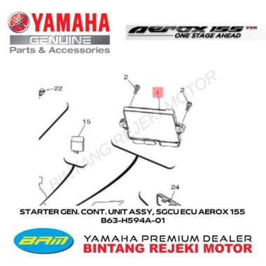 STARTER GEN. CONT. UNIT ASSY, SGCU ECU AEROX 155 B63-H594A-01