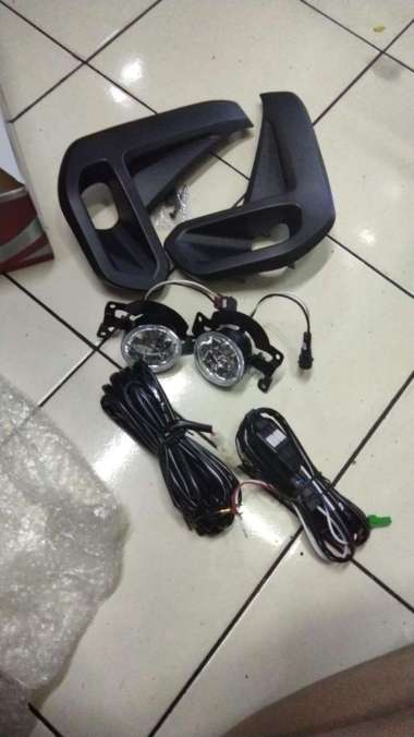 FOGLAMP HILUX LAMPU KABUT HILUX REVO ROCCO 2020 2022 Crome - Hitam