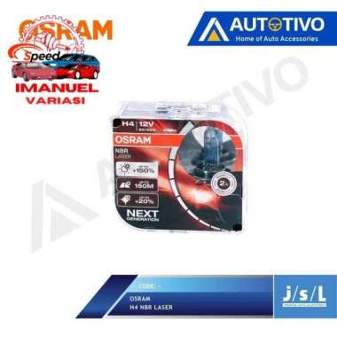 new!! Osram NBR H4 Laser Next Generation New Packaging