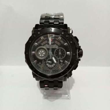 JAM TANGAN PRIA SWISS NAVY SN 8939 SN-8939 FULL BLACK ORIGINAL