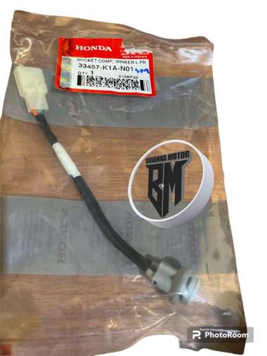SOKET LAMPU SEIN DEPAN KIRI BEAT DELUXE 33457 K1A N01