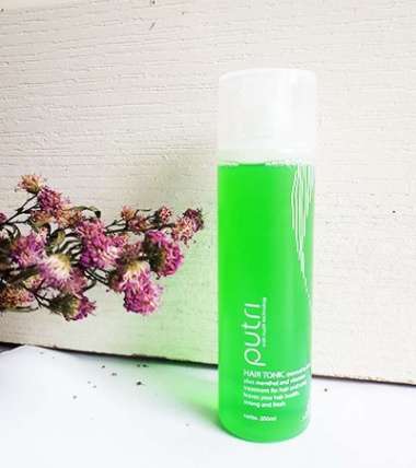 PUTRI HAIR TONIC / HAIR TONIC RAMBUT HIJAU 200ML