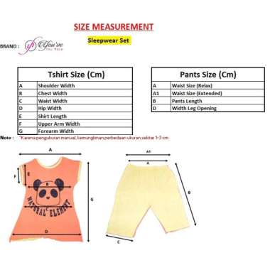 You've (You Have) Baju Tidur Wanita Piyama/Pakaian Tidur Wanita 805-4 Fanta