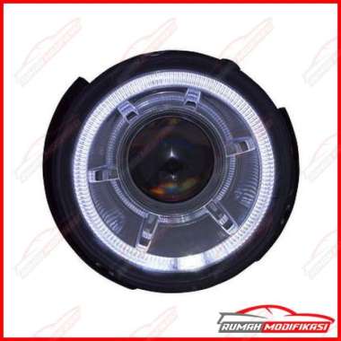 HEAD LAMP - JEEP / JK / WRANGLER / RUBICON - PROJECTOR - ANGEL EYES