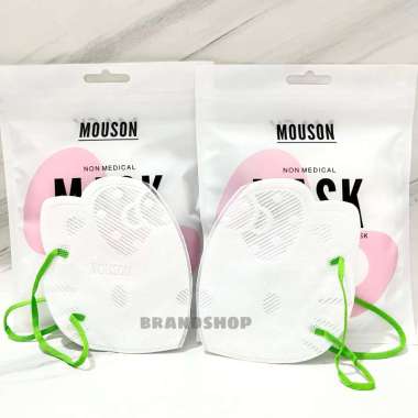 Mouson Masker Duckbill Hello Kitty 3ply isi 10 pcs Hijau