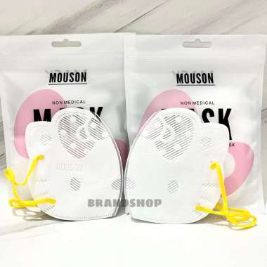 Mouson Masker Duckbill Hello Kitty 3ply isi 10 pcs Kuning