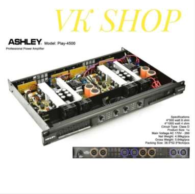 Diskon Power Ashley Play 4500 Amplifier 4 Channel Class D Termurah