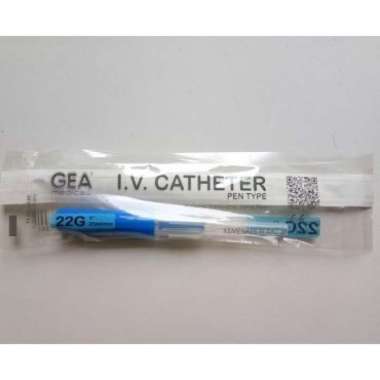 jarum infus 22 Gea /Abocath / Catheter Gea 22 (BIRU)