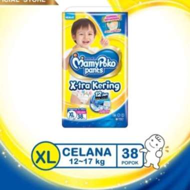 MAMYPOKO PANTS XTRA KERING STANDAR XL38 POPOK CELANA MAMYPOKO XL 38