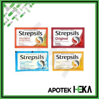 Strepsils Permen isi 8 - Pelega Sakit Tenggorokan Cool