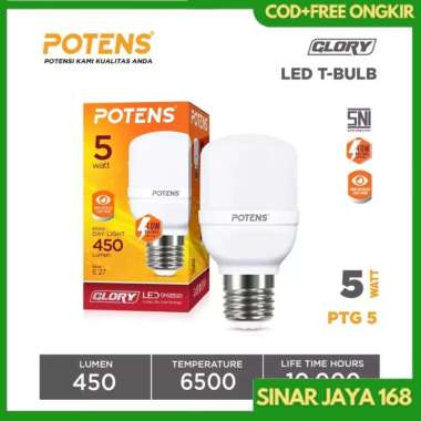 LAMPU LED KAPSUL 5W - 60W POTENS Lampu LED PTG /lampu kapsul / t blue potens 5/10/15/20/30/40W 6500K