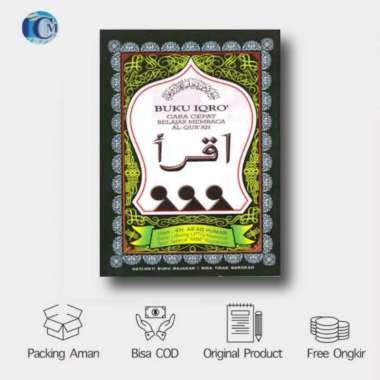 Buku IQRO | IQRA Lengkap Jilid 1-6 Besar