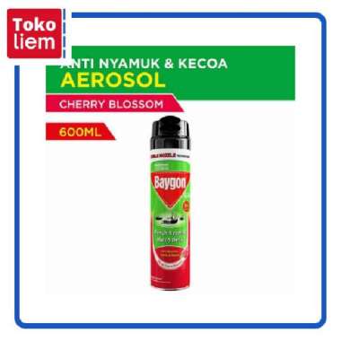 Baygon Insektisida Spray Anti Nyamuk Cherry Blossom 600Ml