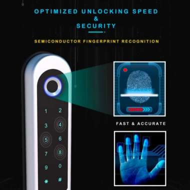 Smart Door Lock Haser S2 untuk Pintu Geser/Sliding Door SLIDING/GESER
