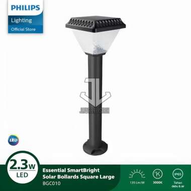 PHILIPS BGC010 LED3/730 SL LAMPU TAMAN SMARTBRIGHT SOLAR KOTAK PANJANG