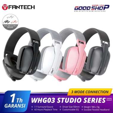 FANTECH WHG03 STUDIO PRO / WHG 03 MULTI-PLATFORM WIRELESS HEADSET WHG03 PRO WHITE