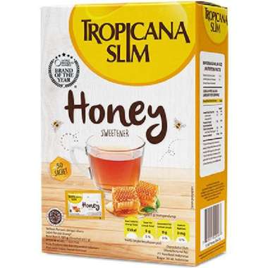 Promo Harga Tropicana Slim Sweetener Honey 50 pcs - Blibli