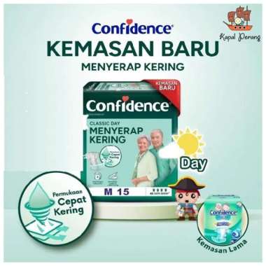 Confidence Popok Dewasa Perekat Classic Day M15