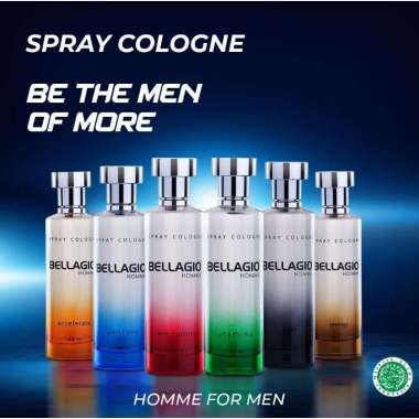 Bellagio Home Spray Cologne 100ml Parfum Pria/Cowok/Laki Laki 100ml Black/Bold