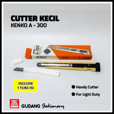 Cutter Kecil A-300 KENKO + Isi 1 Tube