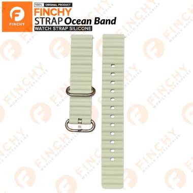 Finchy Ocean Strap LG watch sport W280 Replacement Silicone Wristband Tali Jam Smartwatch Army