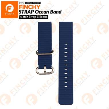 Finchy Ocean Strap LG watch sport W280 Replacement Silicone Wristband Tali Jam Smartwatch Navy