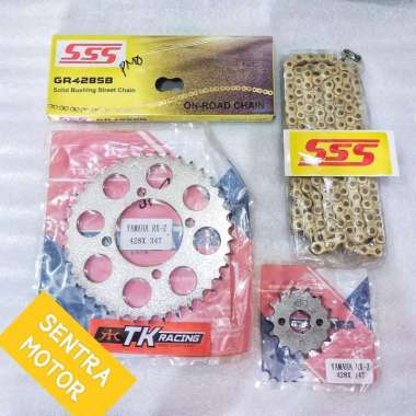 Gear Set TK RX King Rantai SSS 428 SB - Gir Set RX-Z 428 RX King Jupit belakang 37 - depan 15