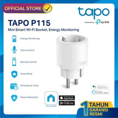 TAPO P115 Smart Plug Colokan Energy Monitoring Schedule and Timer