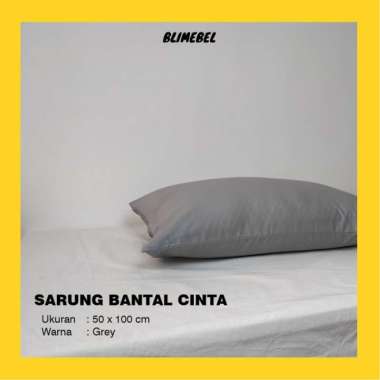 [PREMIUM QUALITY] Sarung Bantal Cinta Uk. 50 x 100 cm Putih