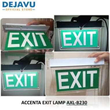 Lampu Exit Led Accenta AXL-B230/2.5W*Exit Emergency Lamp/Exit Sign
