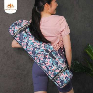 VERISH Jiva Yoga Bag / Jiva Tas Yoga Motif / Tas Matras / Tas Yoga Motif Material Kanvas / Tas Yoga 