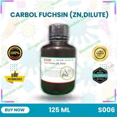 Carbol Fuchsin (ZN, Dilute) - Pewarnaan Mikrobiologi, 125 ml