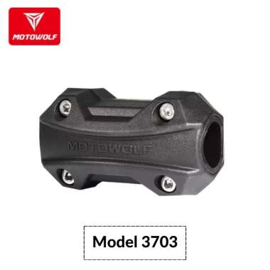 Motowolf Pelindung Crashbar Universal Crashbar ADV 160 AGNA SW Motech Hitam 3703