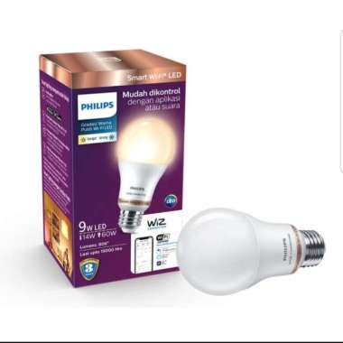 PHILIPS LAMPU SMART WIFI LED 9W - TUNABLE WHITE (PUTIH) - LAMPU WIFI
