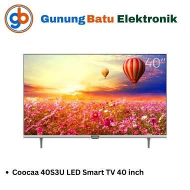 COOCAA 40S3U LED Digital Smart TV DVB T2 Bezel less 40 inch