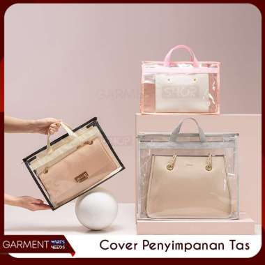 Cover Pelindung Tas Sarung Pelindung Mika Anti Debu Kotoran Pouch Mika Transparant UKURAN - XL