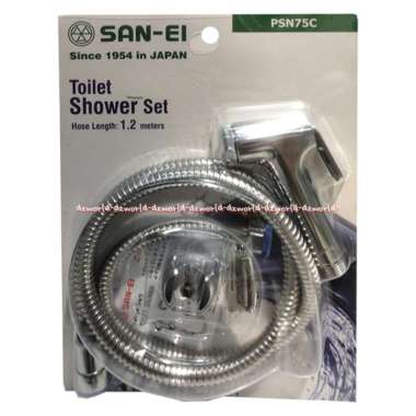 San-Ei Toilet Shower Set PSN75C Kran Cebok Dengan Selang Panjang Selang 1.2meters Keran Untuk Toilet