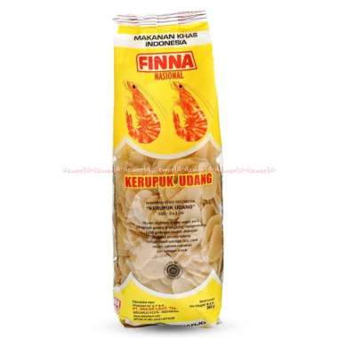 Finna 380gr Kerupuk Udang Nusantara Krupuk Udang Kecil Siap Goreng