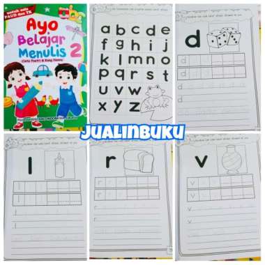 Buku Tk Paud Ayo Belajar Sambil Membaca, Menulis dan Bermain Menulis 2