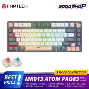 Fantech MK913 ATOM PRO83 WIRELESS MECHANICAL KEYBOARD Red Switch